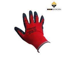 [2016213 MP] GUANTE NITRILO TELA ROJO TALLA 9